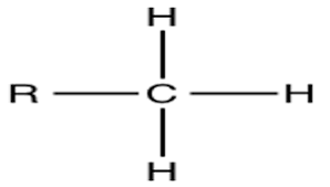<p>-CH3</p><ul><li><p>prefix: methyl-</p></li></ul><p>-CH2CH3</p><ul><li><p>prefix: Ethyl-</p></li></ul><p>-R</p><ul><li><p>prefix: Alkyl-</p></li><li><p>suffix: N/A</p></li></ul><p></p>