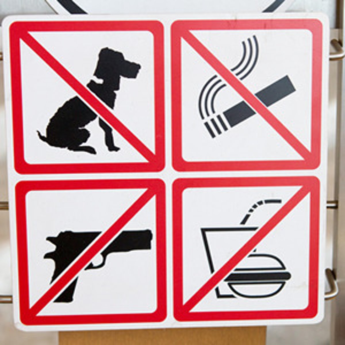 <p>(adj) Not allowed, improper, or unlawful.</p>