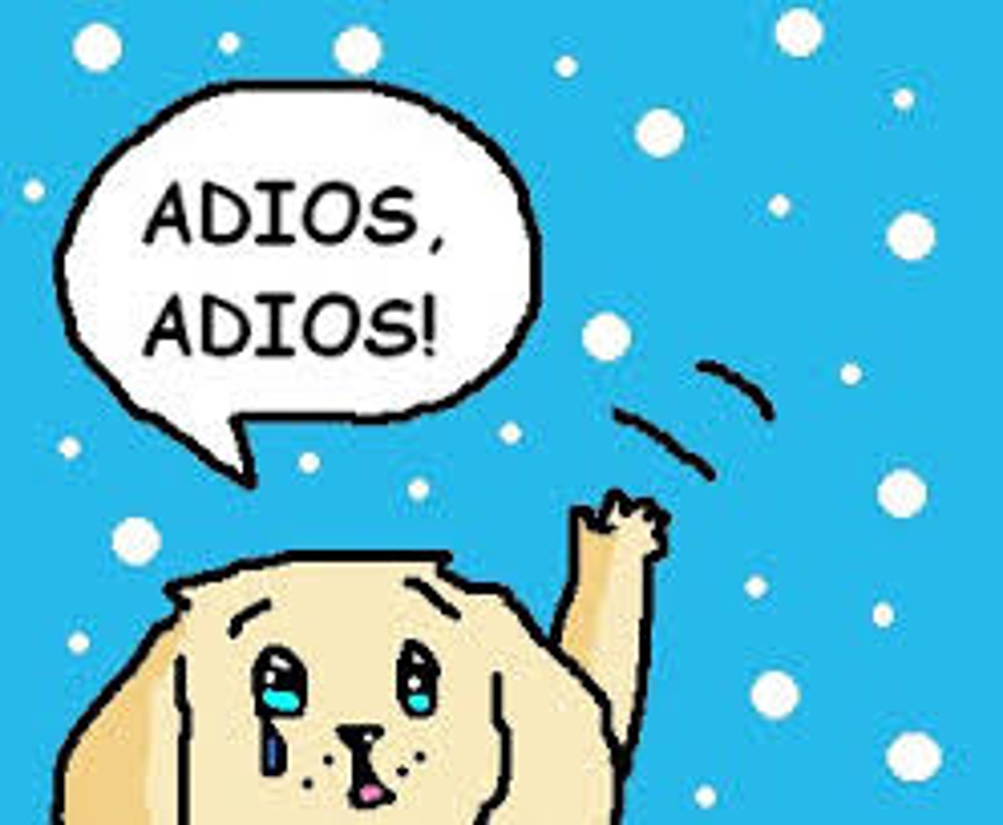 <p>to say goodbye</p>