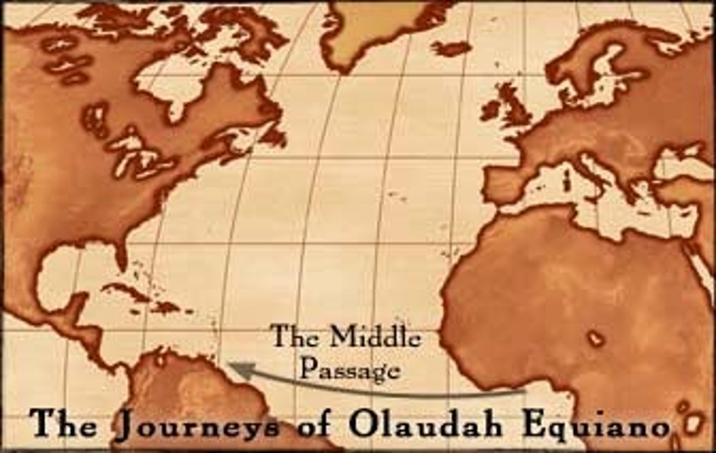<p>Voyage from West Africa to the West Indies. It was miserable for the slaves transported and many died.</p>