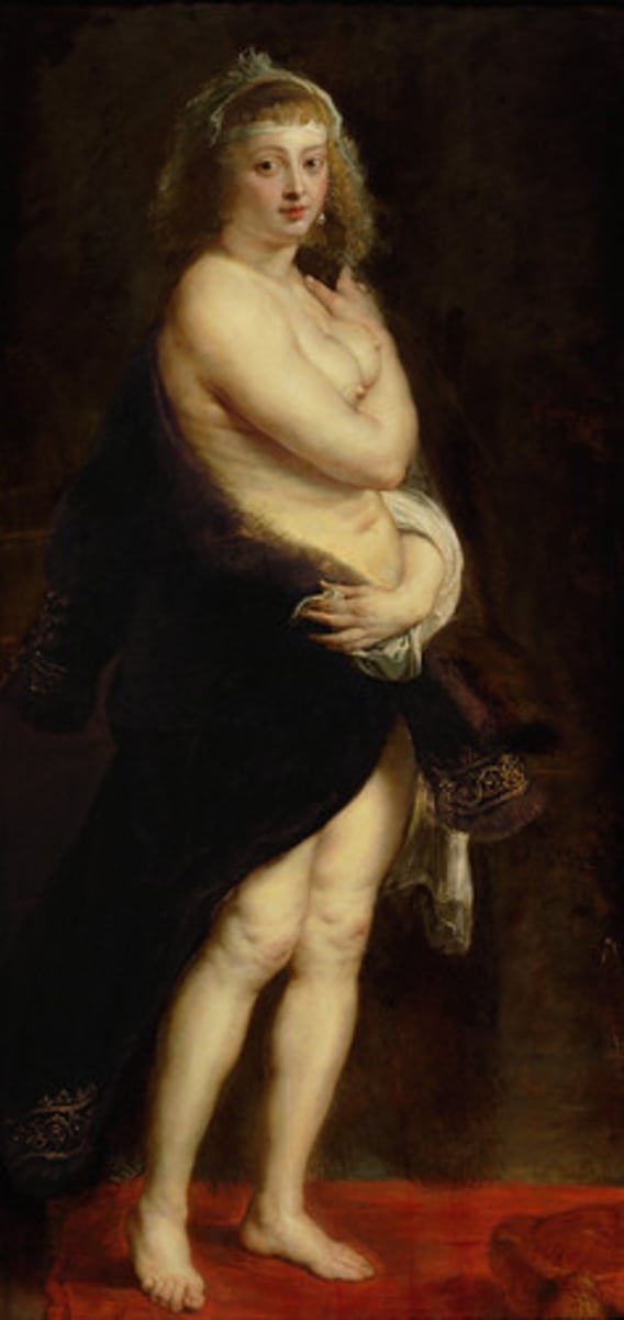 <p>Used to describe art that depicts full-figured female bodies, a polite way to refer to a tubby woman. ;) based on the work of Peter Paul Rubens.</p>