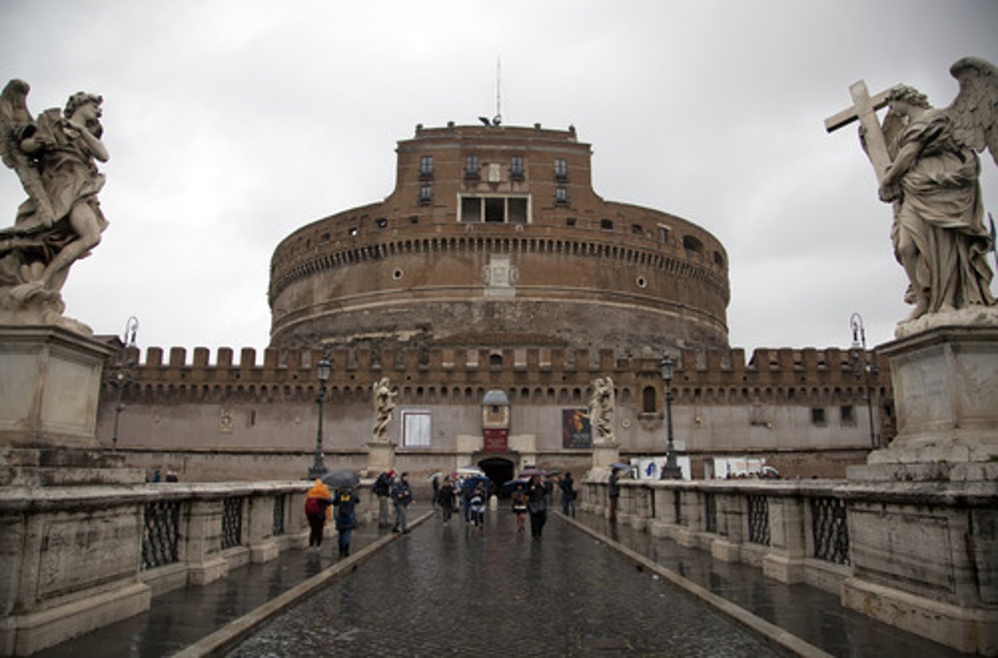 <p>Early Renaissance, 15th Century, Pope Nicholas V.</p><p>Originally the Mausoleum of Hadrian, repurposed by the Vatican for their own purposes.</p>