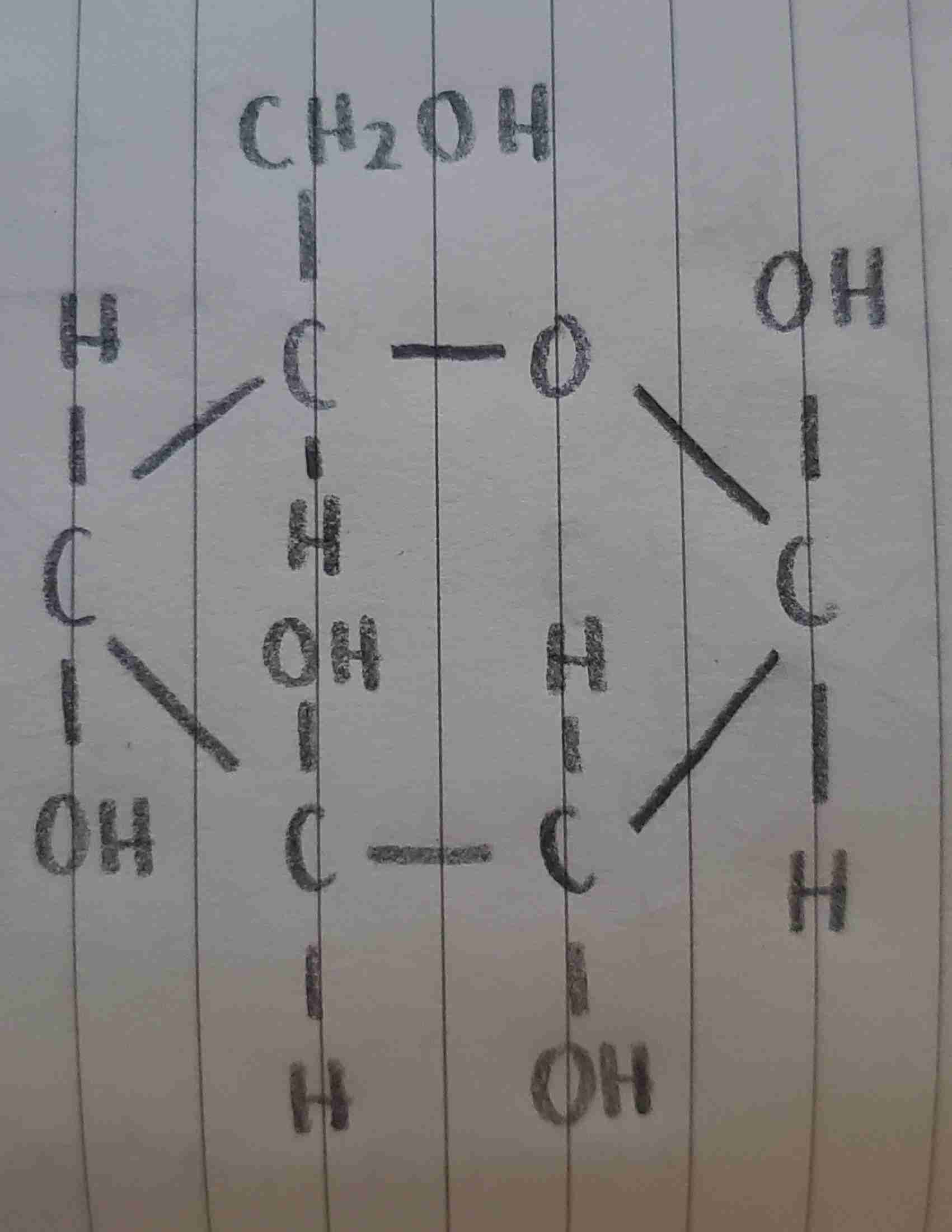 <p>is this α-D-glucose or β-D-glucose?</p>