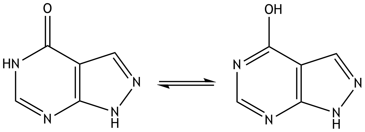 <p>26. The compound shown is a structural analog of a metabolic product. It is used therapeutically to inhibit the conversion of this metabolic product.</p><p>Which enzyme is inhibited by the compound shown?</p><p>A. Dihydrofolate reductase</p><p>B. Indole dioxygenase</p><p>C. Prolyl hydroxylase</p><p>D. Tryptophan hydroxylase</p><p>E. Xanthine oxidase</p>