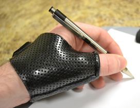 <p>Hand Based Thumb Spica splint used for thumb CMC OA, UCL tear/repair, MP joint instability, trigger thumb. Goals are to provide protection to </p>