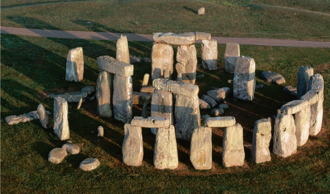 <ul><li><p>Neolithic</p></li><li><p>Megalithic (Big stones)</p></li><li><p>Possible for being a calendar of sorts or an astronomical observatory</p></li><li><p>Stones came from other places like Wales &amp; Scotland</p></li></ul><p></p>