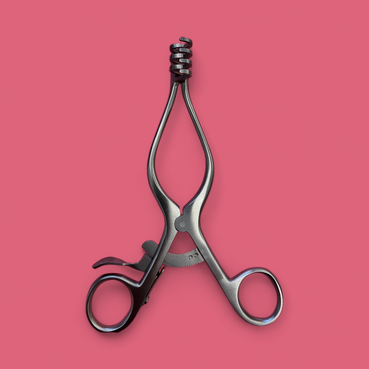 <p>Straight dull Weitlaner retractor </p>