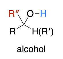 <p>alcohol with R group</p>