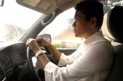 the driver of the car