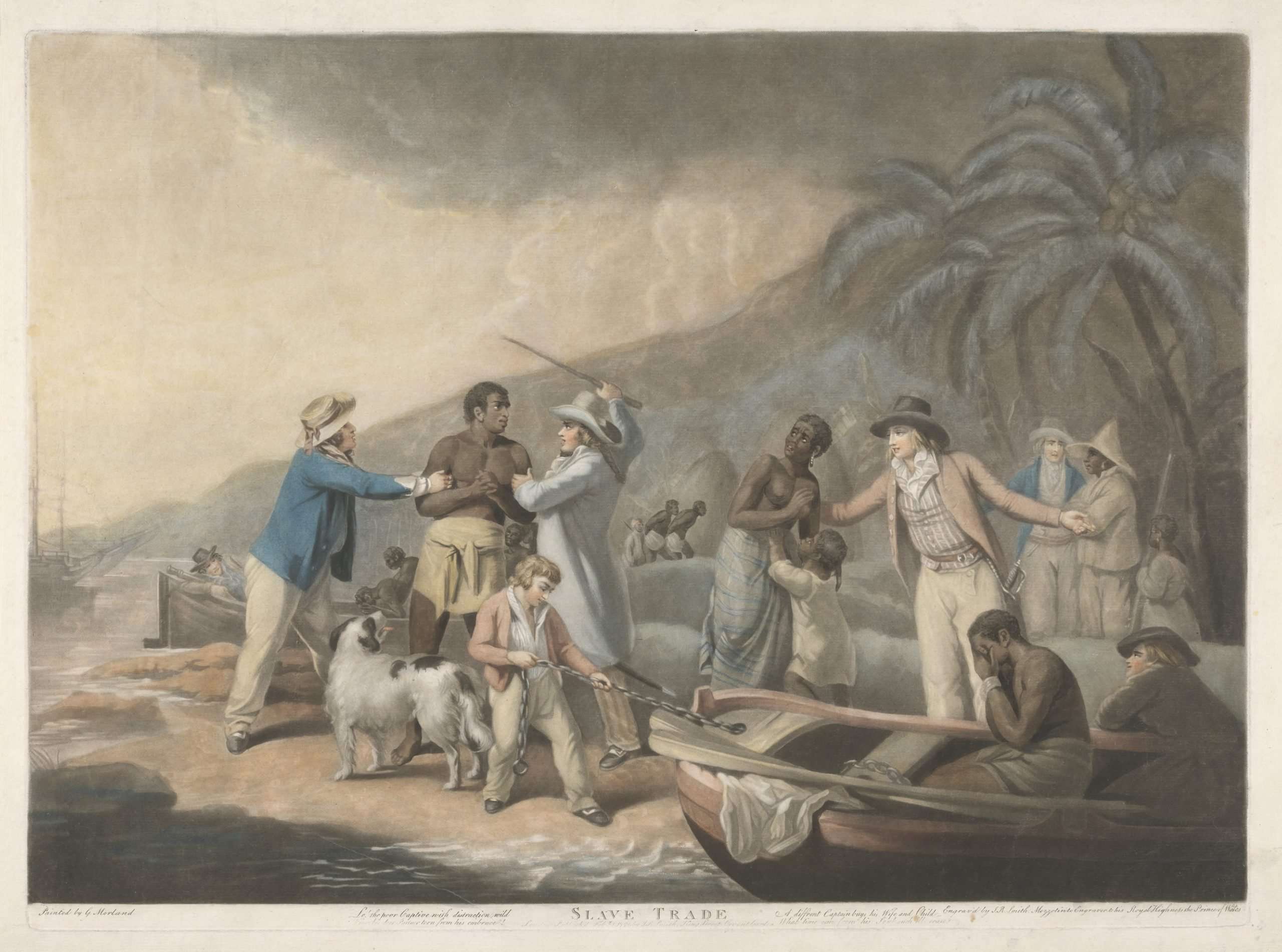 <p>Sea journey enslaved Africans took to the Americas</p>