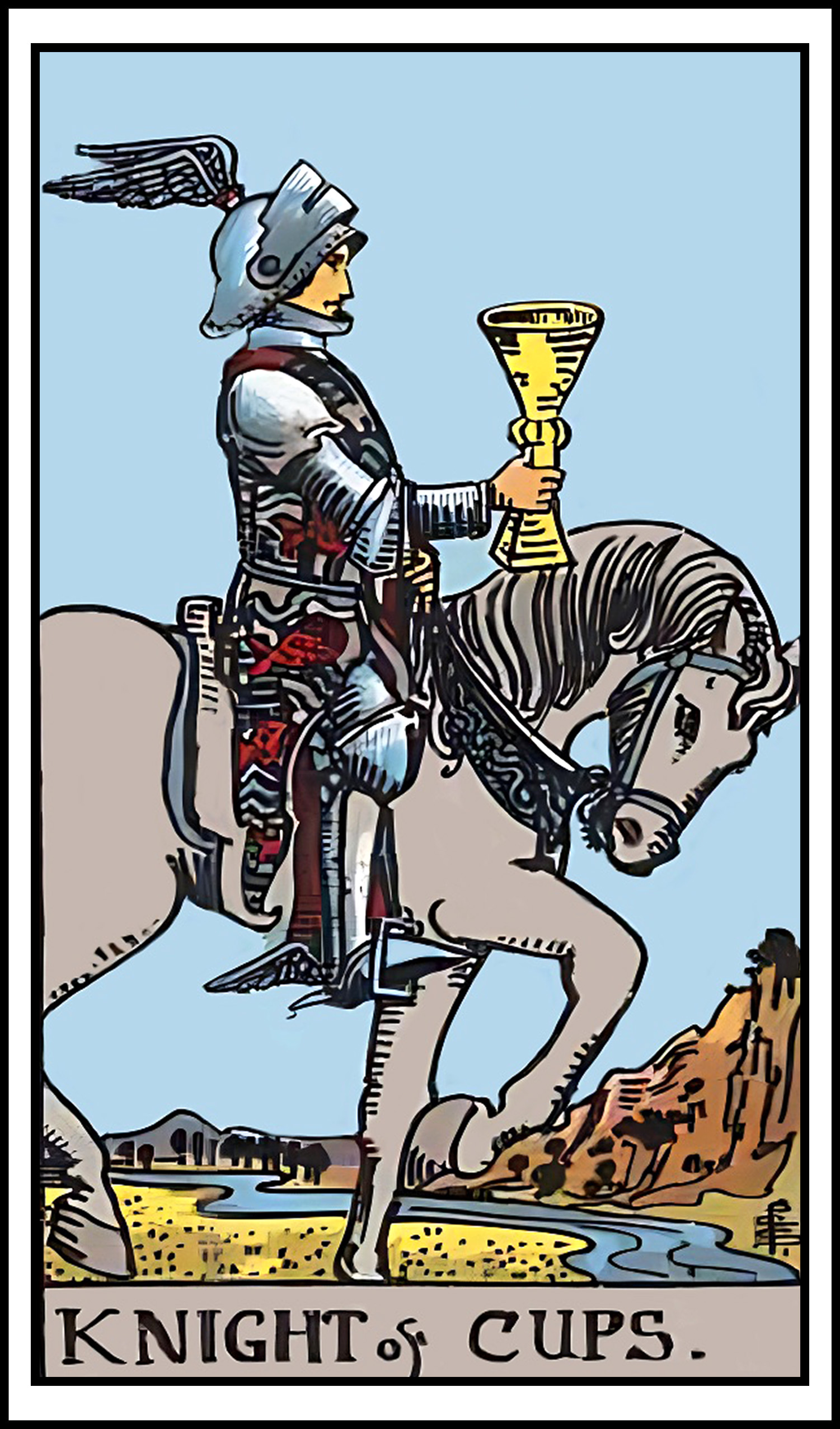 <p>knight of cups</p>