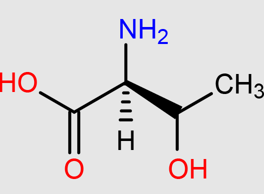 <p>CH3-CH(OH)-CH(NH2)-COOH</p>
