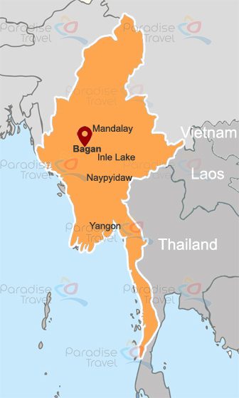 <p> Ancient City of the Bagan Empire, located in modern-day Myanmar. </p>