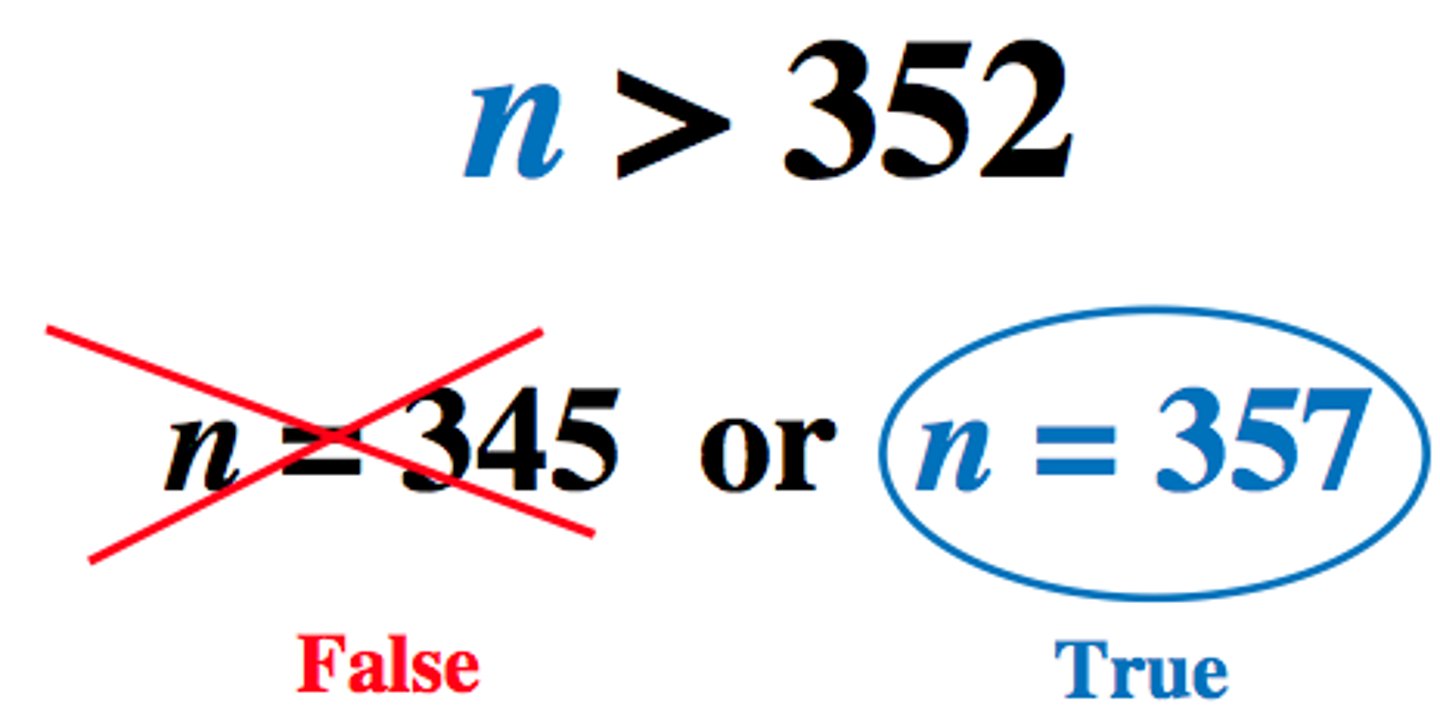 <p>one or both equations satisfy the equation (union)</p>