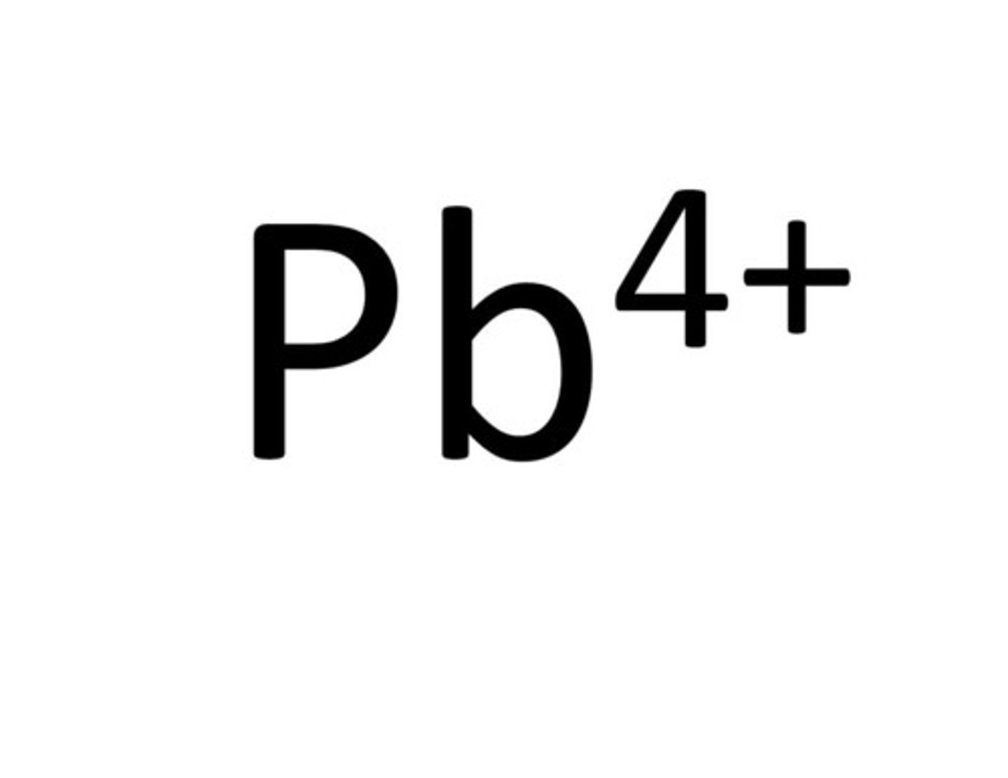 <p>Pb 4+</p>