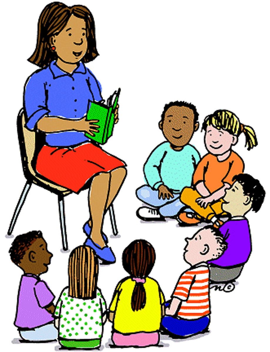 <p>an elementary school teacher (female)</p>