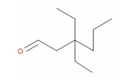 <p>24. The correct IUPAC name for the following structure is</p><p class="p2">&nbsp;</p><table style="min-width: 100px"><colgroup><col style="min-width: 25px"><col style="min-width: 25px"><col style="min-width: 25px"><col style="min-width: 25px"></colgroup><tbody><tr><td colspan="1" rowspan="1"><p class="p1">a.</p></td><td colspan="1" rowspan="1"><p class="p1">4,4-diethylheptanal</p></td><td colspan="1" rowspan="1"><p class="p1">c.</p></td><td colspan="1" rowspan="1"><p class="p1">3-ethal-3-propylpentane</p></td></tr><tr><td colspan="1" rowspan="1"><p class="p1">b.</p></td><td colspan="1" rowspan="1"><p class="p1">3-ethyl-3-ethonehexane</p></td><td colspan="1" rowspan="1"><p class="p1">d.</p></td><td colspan="1" rowspan="1"><p class="p1">3,3-diethylhexanal</p></td></tr></tbody></table><p></p>