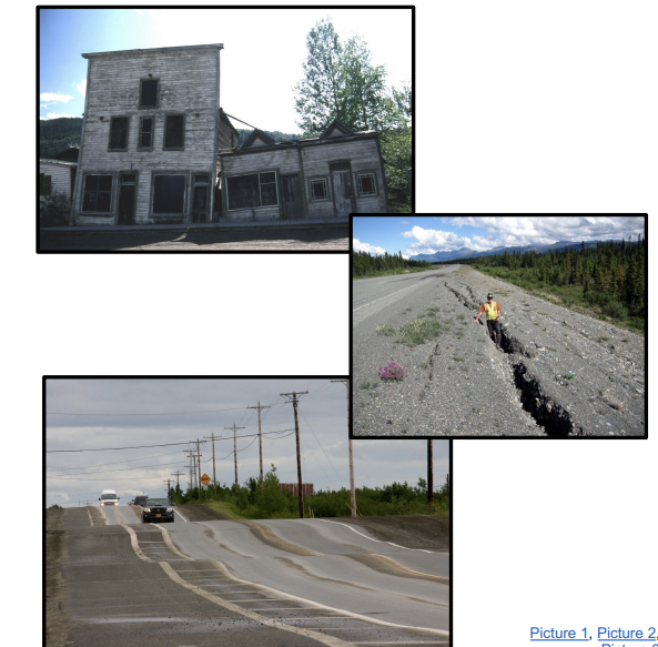 <p><strong>permafrost landform impacts on humans</strong></p>