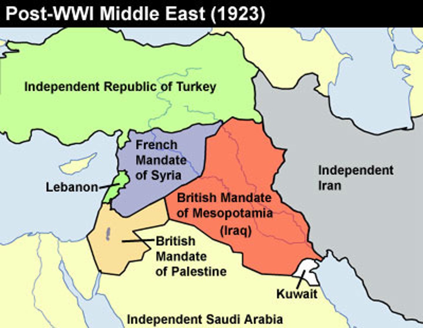 <p>The League of Nations mandate was a legal status for certain territories transferred from the control of one country to another following World War I, or the legal instruments that contained the internationally agreed- upon terms administering the territory on behalf of the League of Nations. (Cady)</p>