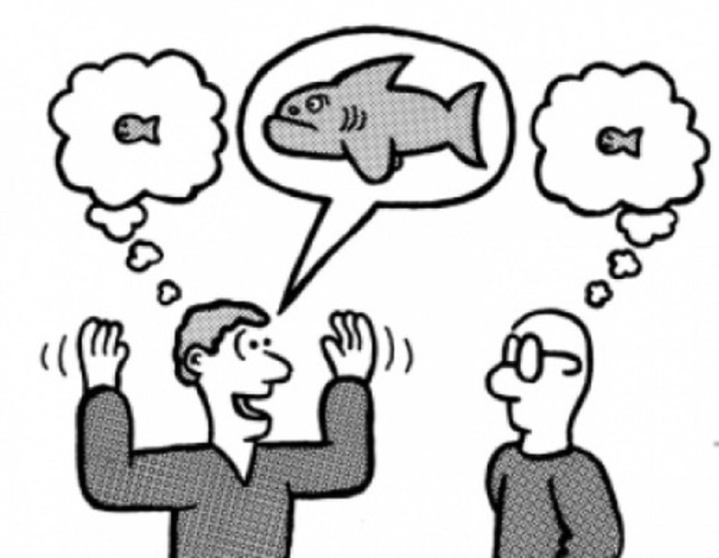 <p>give too much importance or seriousness to a point of view</p>