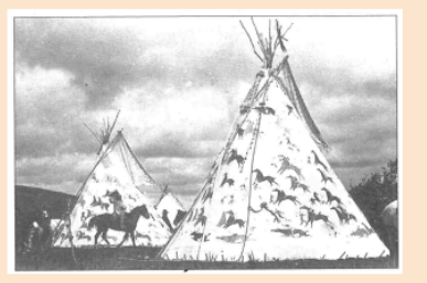 What does a Tipi belonging to a Chief tell us about Native American life?