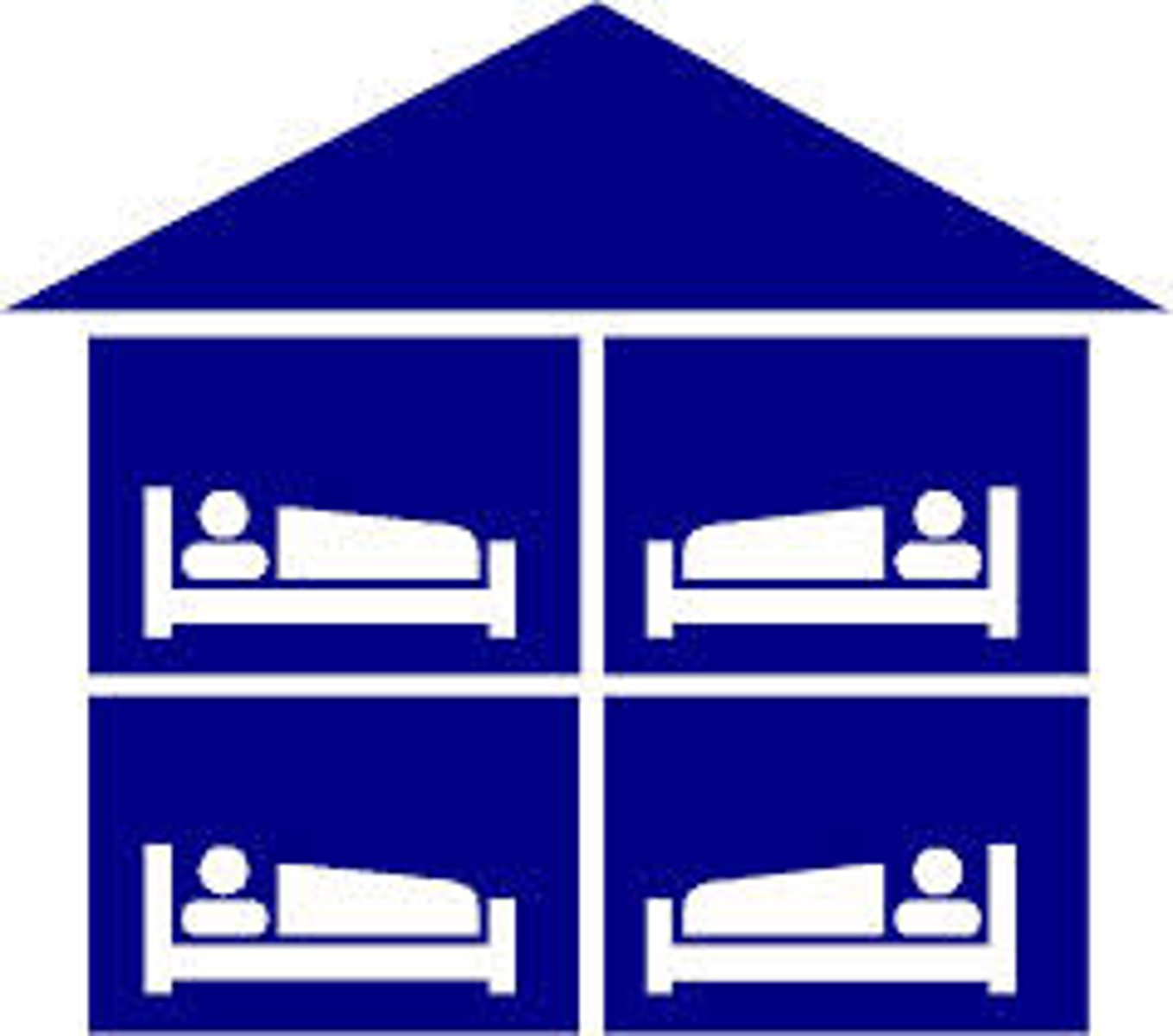 <p>el hotel, el alojamiento, el lugar para dormir</p>