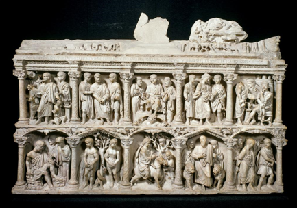 <p>Sarcophagus of Junius Bassus, c. 359 CE</p>