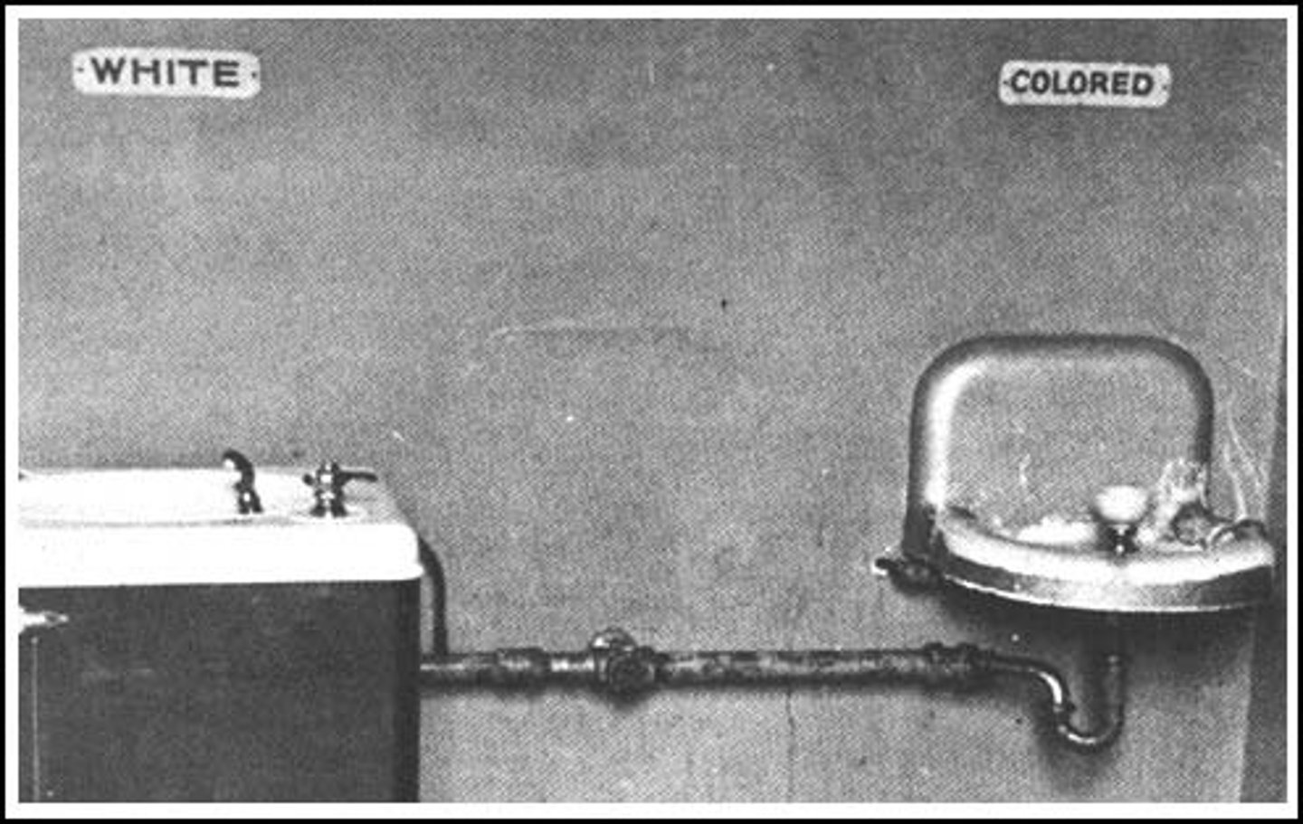 <p>The "separate but equal" segregation laws state and local laws enacted in the Southern and border states of the United States and enforced between 1876 and 1965</p>