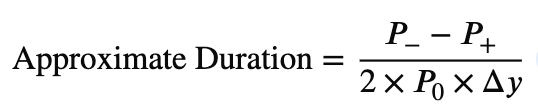 <p>Used for <strong>bonds without options</strong></p><p>measures change in price due to change in YTM</p>