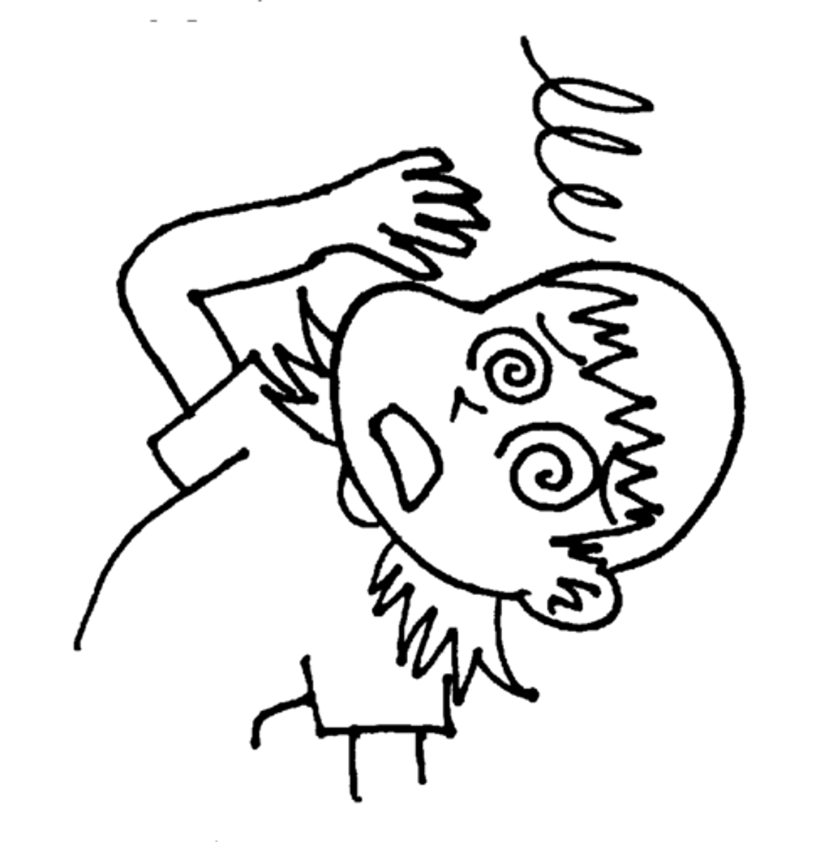 <p>dizzy; nauseated</p>