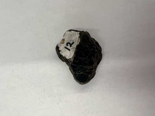 <ul><li><p>Black</p></li><li><p>Non-metallic</p></li><li><p>Hardness: 2.5-3</p></li></ul>