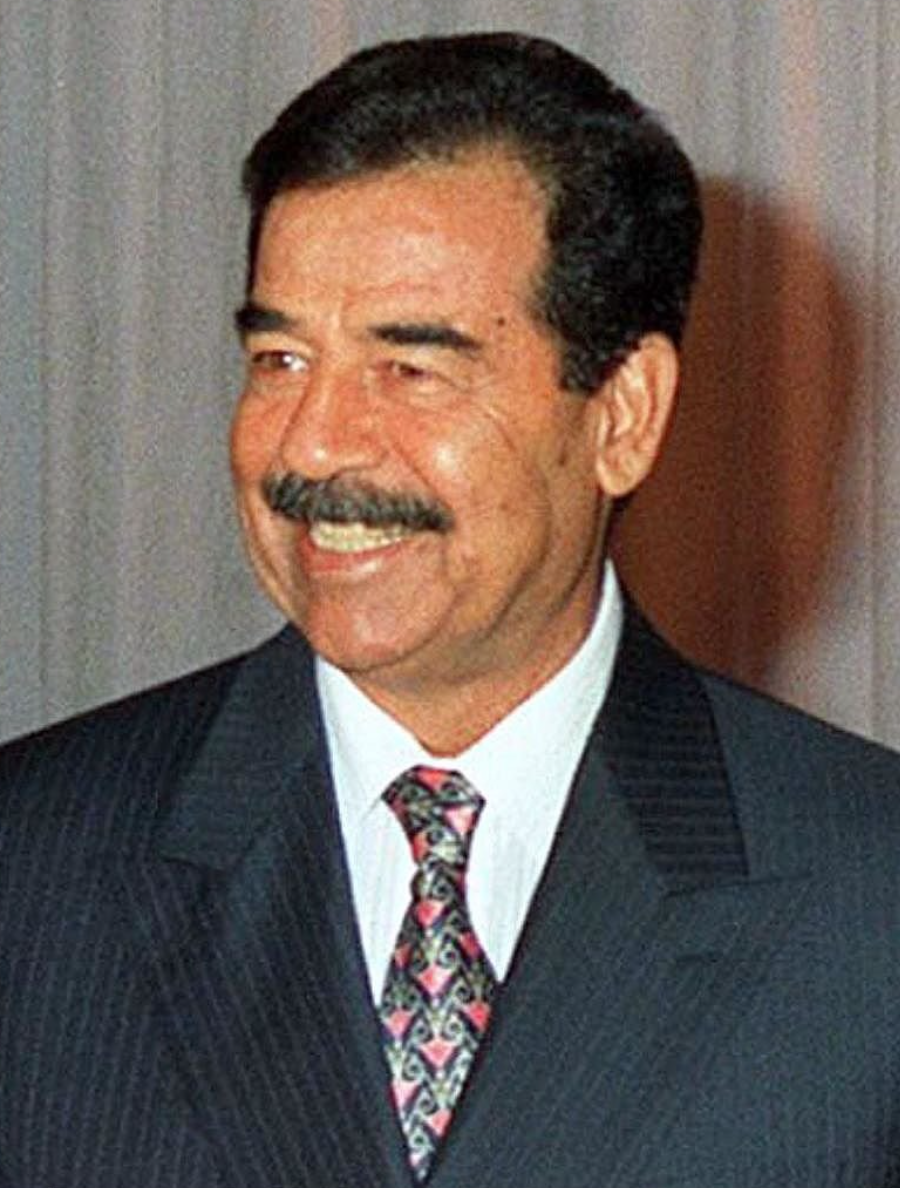 <p>Iraqi dictator whose invasion of Kuwait triggered the Gulf War. Later removed from power during Operation Iraqi Freedom.</p>