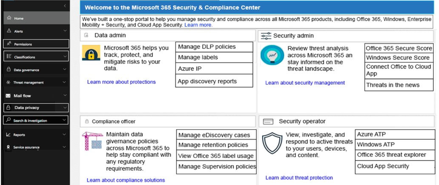 <p>196: A company uses Microsoft 365 Business to address its compliance needs. A customer requests a complete disclosure of all personal data that relates to them. </p><p>You need to create a new data subject request (DSR) case and ensure that compliance managers can view all DSR case findings.</p><p>In which two areas must you perform actions?</p>