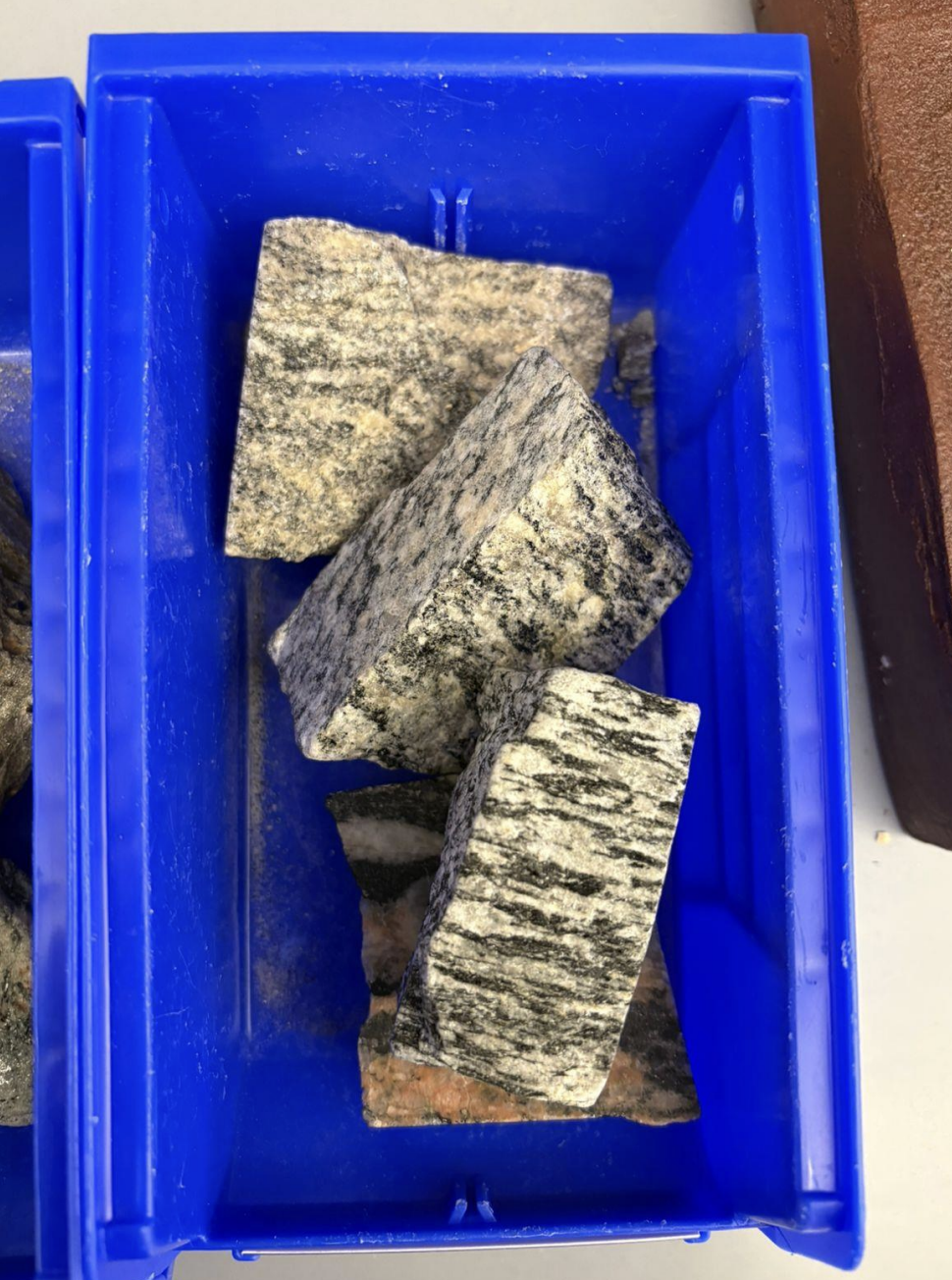 <p>Foliation: Foliated</p><p>Grain Size: Medium to Coarse</p><p>Metamorphic Grade: High</p><p>Parent Rock: Many different rocks (protoliths)</p>