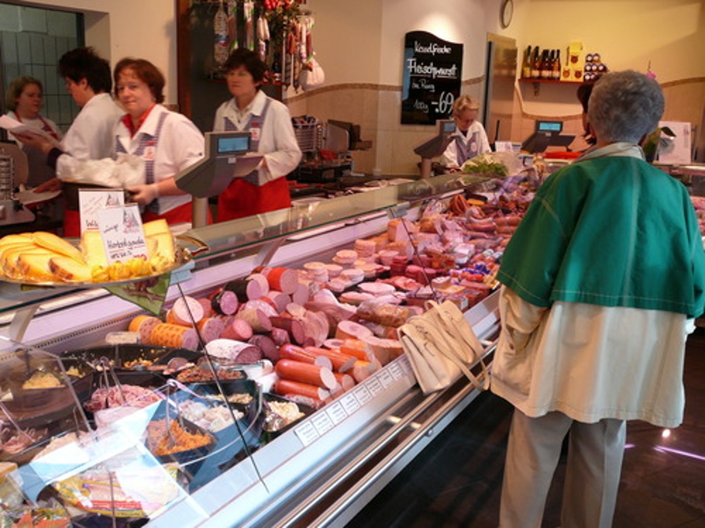 <p>the butcher shop</p>