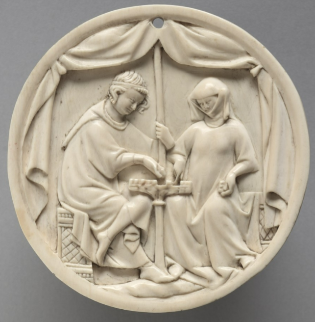 <p>Ivory Mirror Back</p>