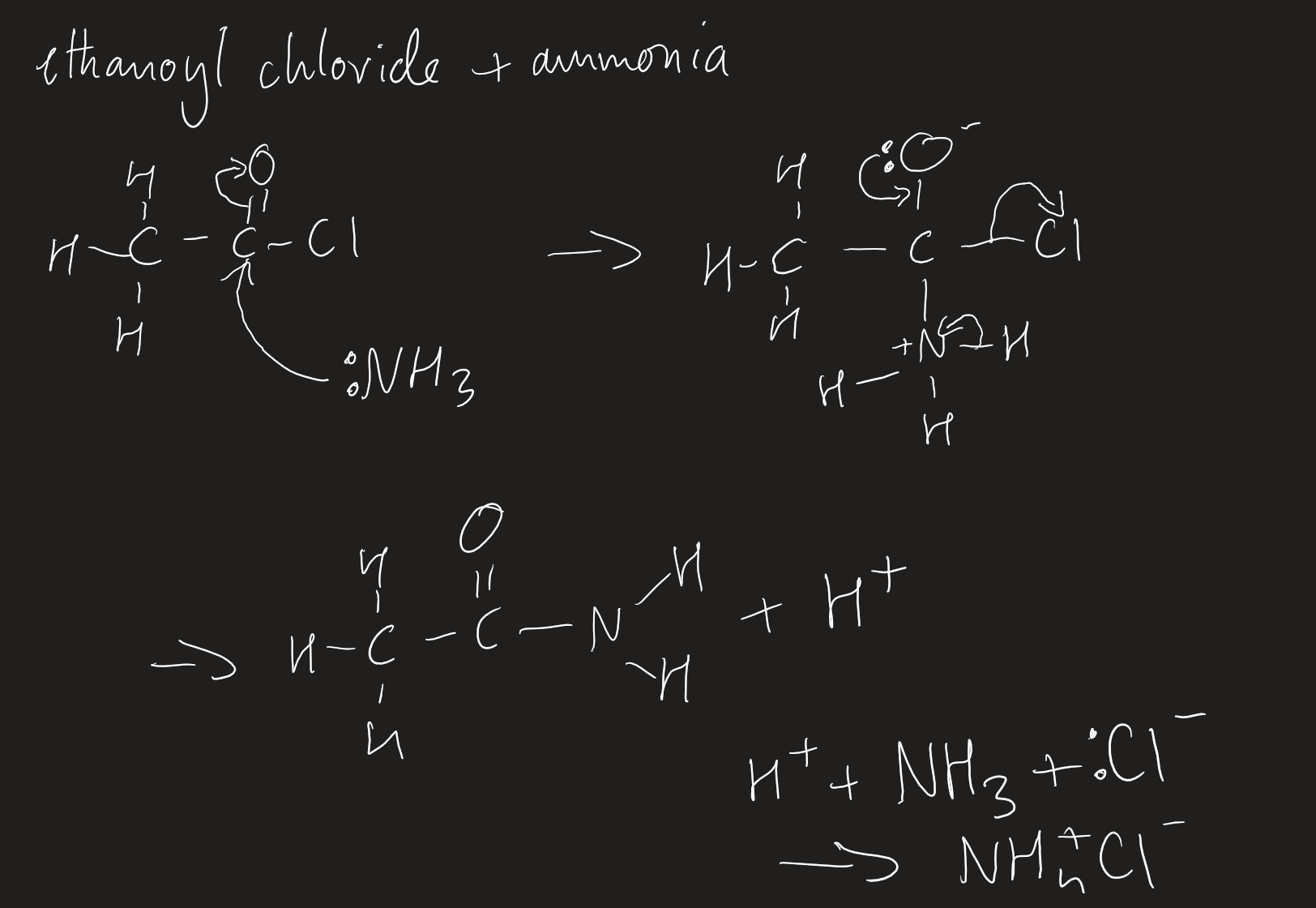 <p>two molecules of ammonia/amine needed </p>