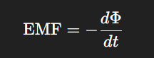 <p>D (Since the gradient of EMF is the gradient of the magnetic flux)</p>
