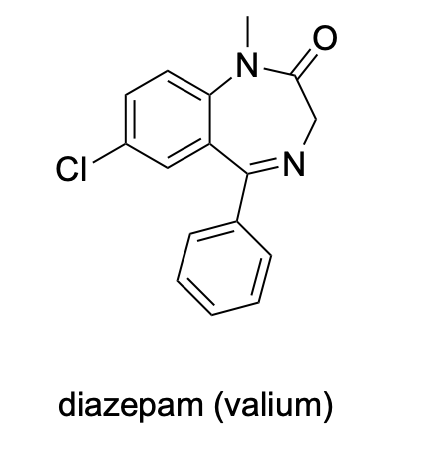 <p>Please denote the expected splitting pattern in a 1H NMR spectra for each signal in the following structure:</p>