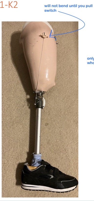 <p>-max. stability in stance </p>