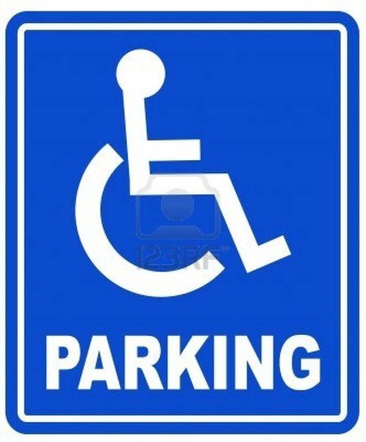 <p>you need a special placard or license plate to park here</p>