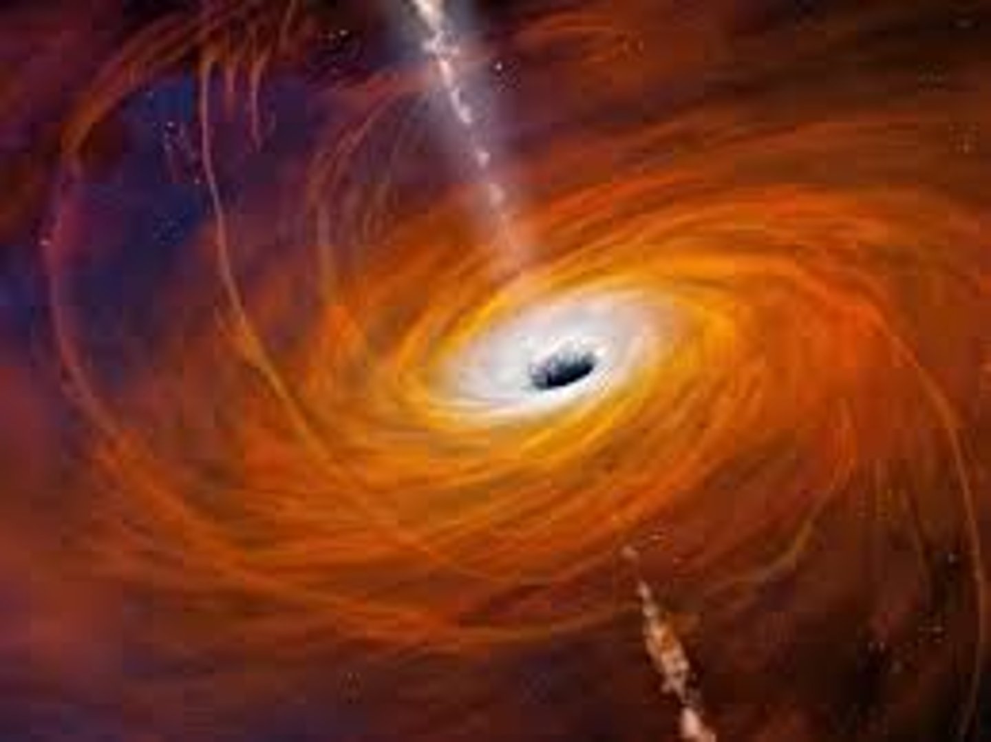 <p>The result of an object whose gravity is so powerful that not even light can escape<br>- gravity crushes all the matter into a single point known as singularity<br>- stars mass must be &gt; 3 Msun<br>- black hole's mass strongly warps space and time in vicinity of event horizon</p>