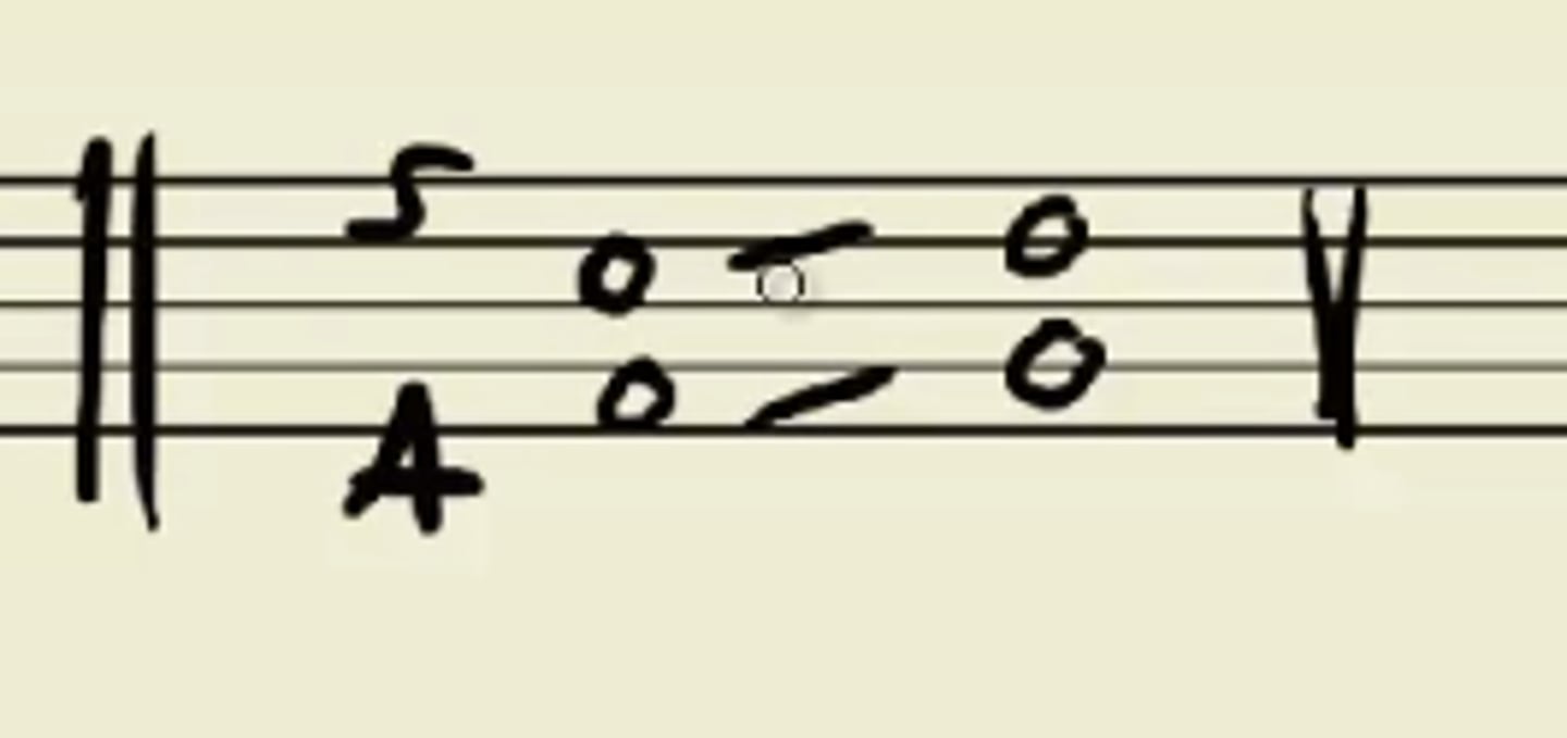 <p>Part-writing error where two voices that are a P5 above each other move to another P5</p>