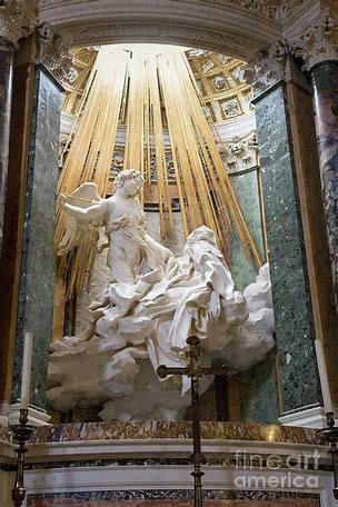 <p>Artists: Bernini Location: Cornaro Chapel, Rome, Italy Features: dynamic/diagonals Period: Baroque</p>