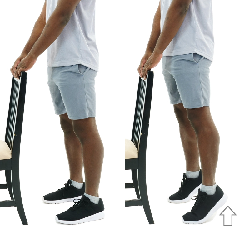 <p>Heel raises </p>