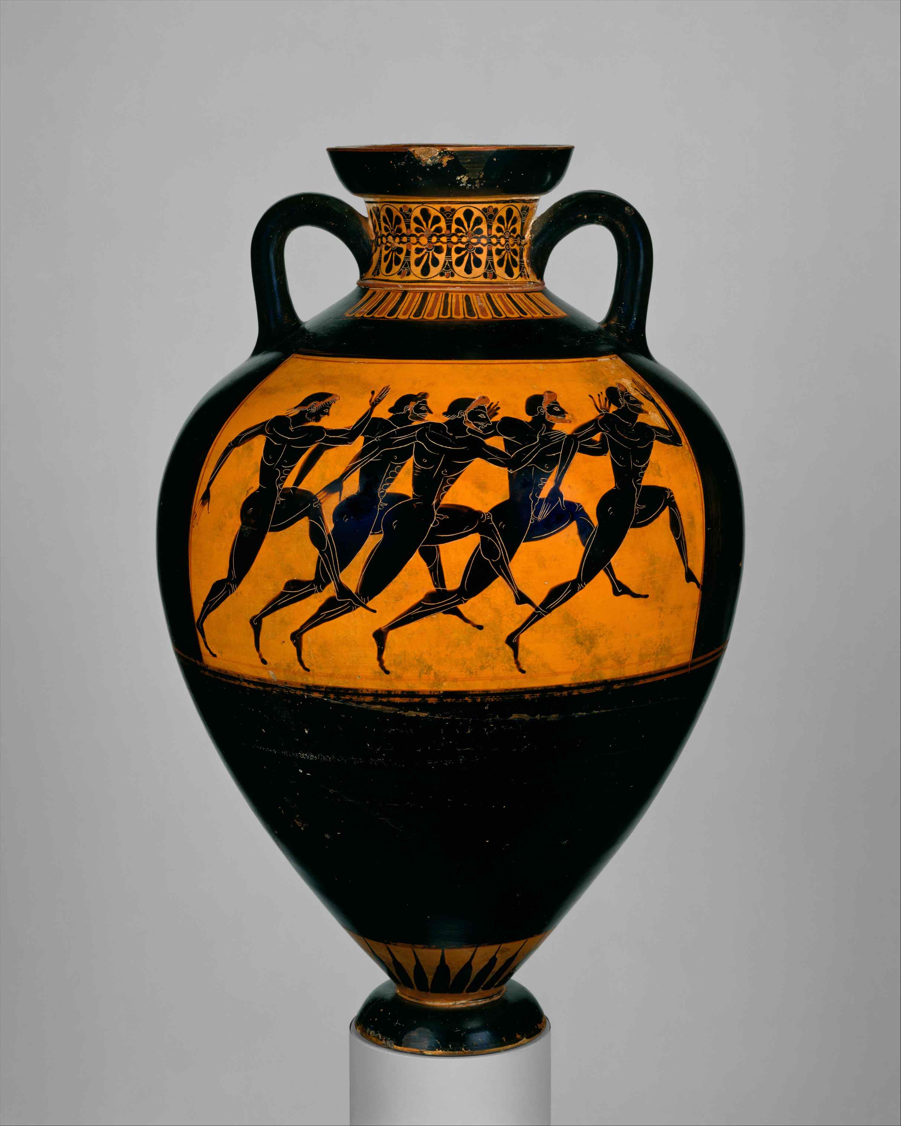 <p>&nbsp;Terracotta Panathenaic prize amphora (AG)<br></p>