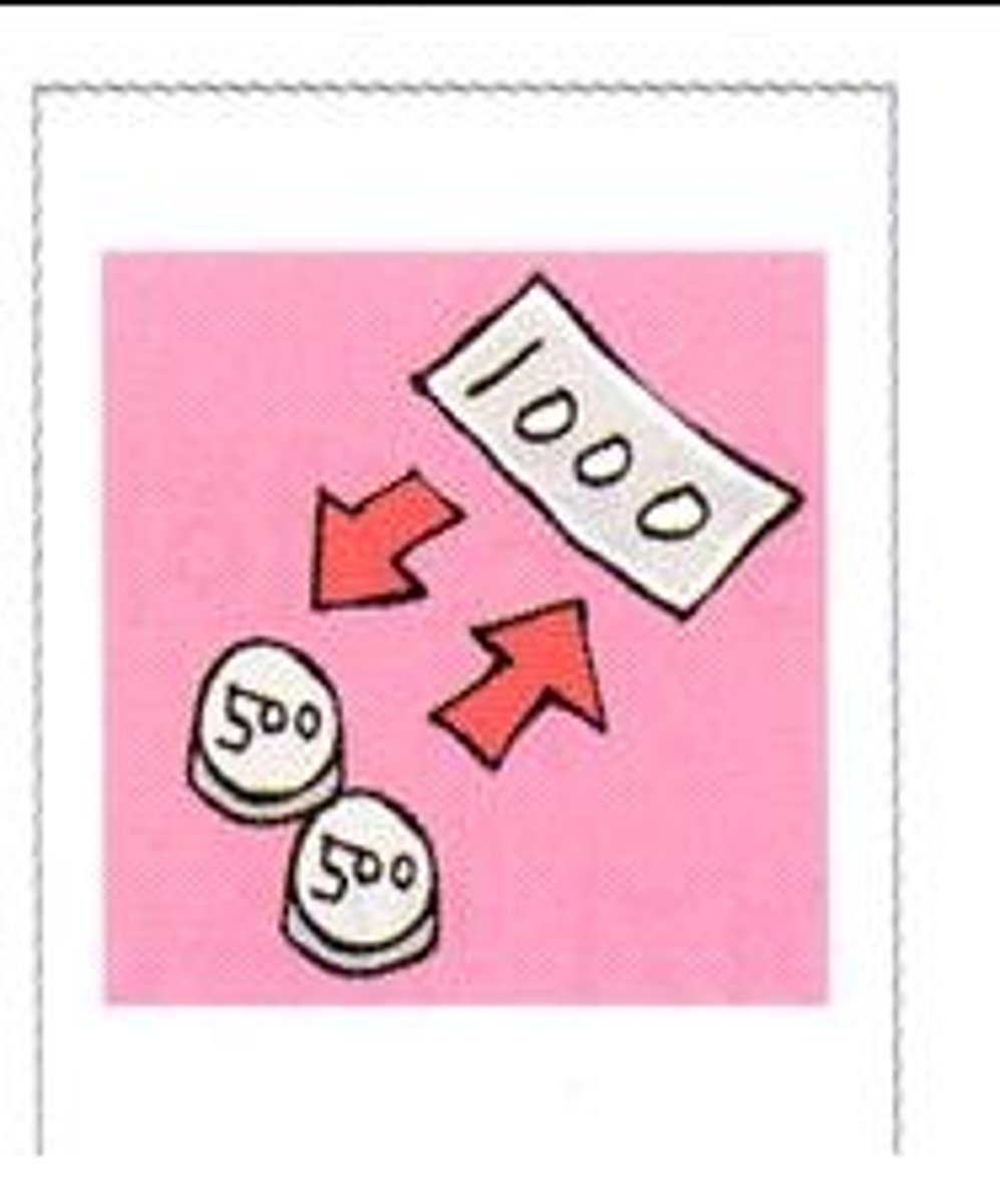 <p>huàn - to change, exchange</p>