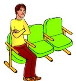 <p>In the theatre people <strong>sit</strong> in comfortable armchairs.</p><p><span>|sɪt| (|sæt|, |sæt|)</span></p><p>Сидеть</p>