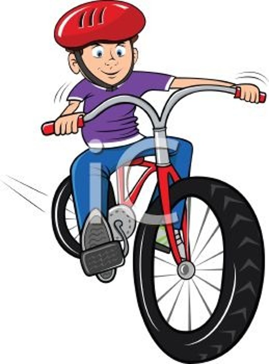 <p>to ride a bike</p>