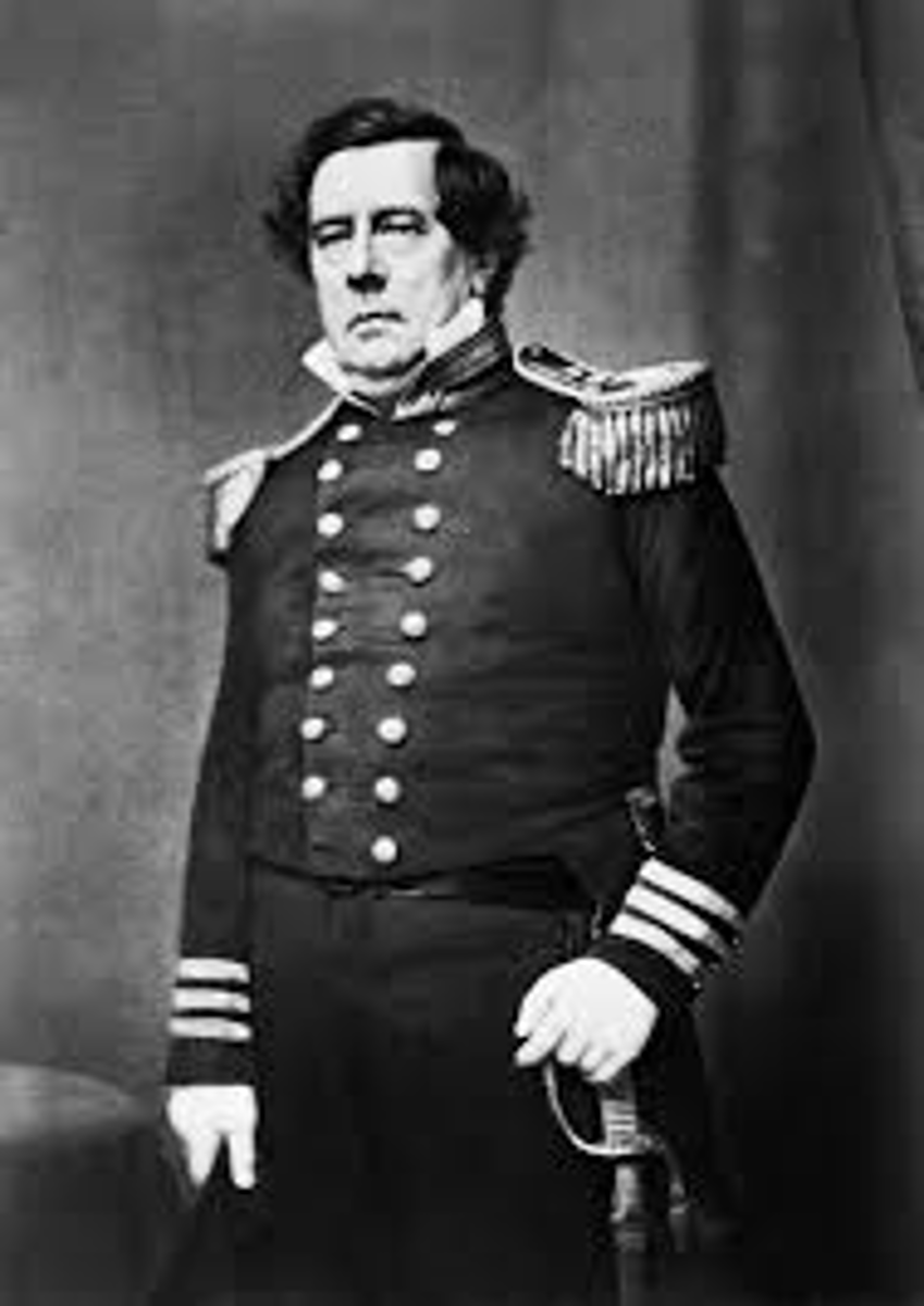 <p>Commodore of the US Navy who opened up Japan to the US with the Treaty of Kanagawa</p>